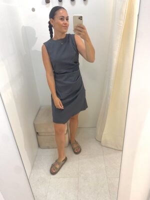 Malie Short Dress Grey
