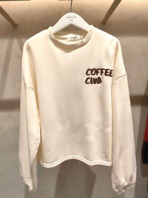COFFEE CLUB SWEAT BEIGE