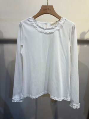 MIRA SPECIAL COLLAR LONGSLEEVE WHITE