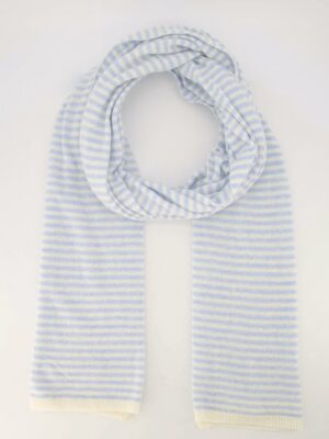 CASSY SJAAL STRIPE LIGHT BLUE/PANNA